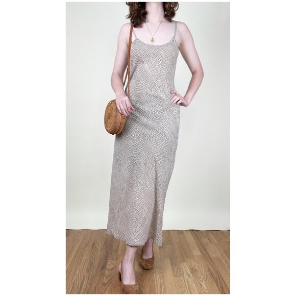 Vintage Summer Sundress Slip Mini Midi Maxi Sun Dress Floral Coastal Boho Flowy - Picture 4 of 8